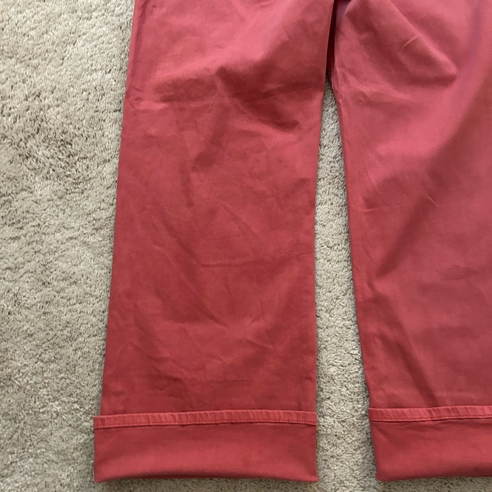 Risen Salmon pink Wide Leg Patch Pocket Button Fly Jeans size 1XL - Picture 9 of 11